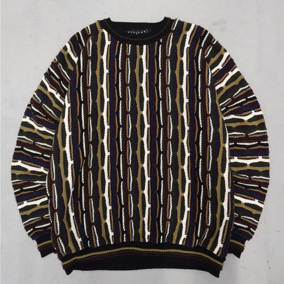 COOGI Other - COOGI STYLE Multicolor Patterned Crewneck‎ Sweater